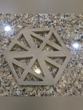 Convivial Ceramics STUDIO Geometric Trivet minimalist architectural designs